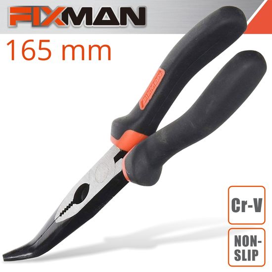 FIXMAN Industrial Bent Nose Pliers 6" X 160mm